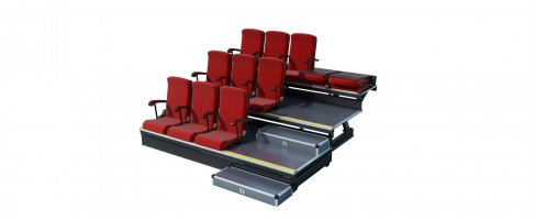 舒克前置伸缩看台